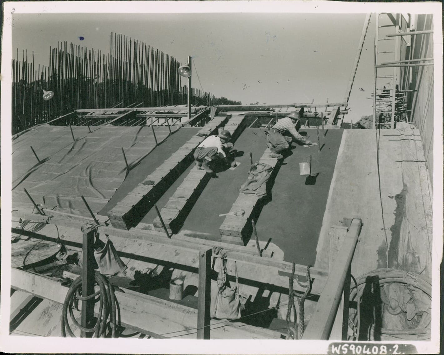 Warragamba Dam construction photo 11